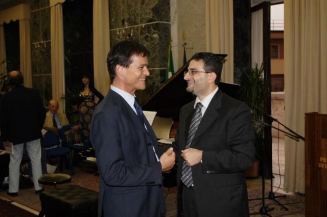 il Dott. Franco Cairo ed il M° Francesco Marino